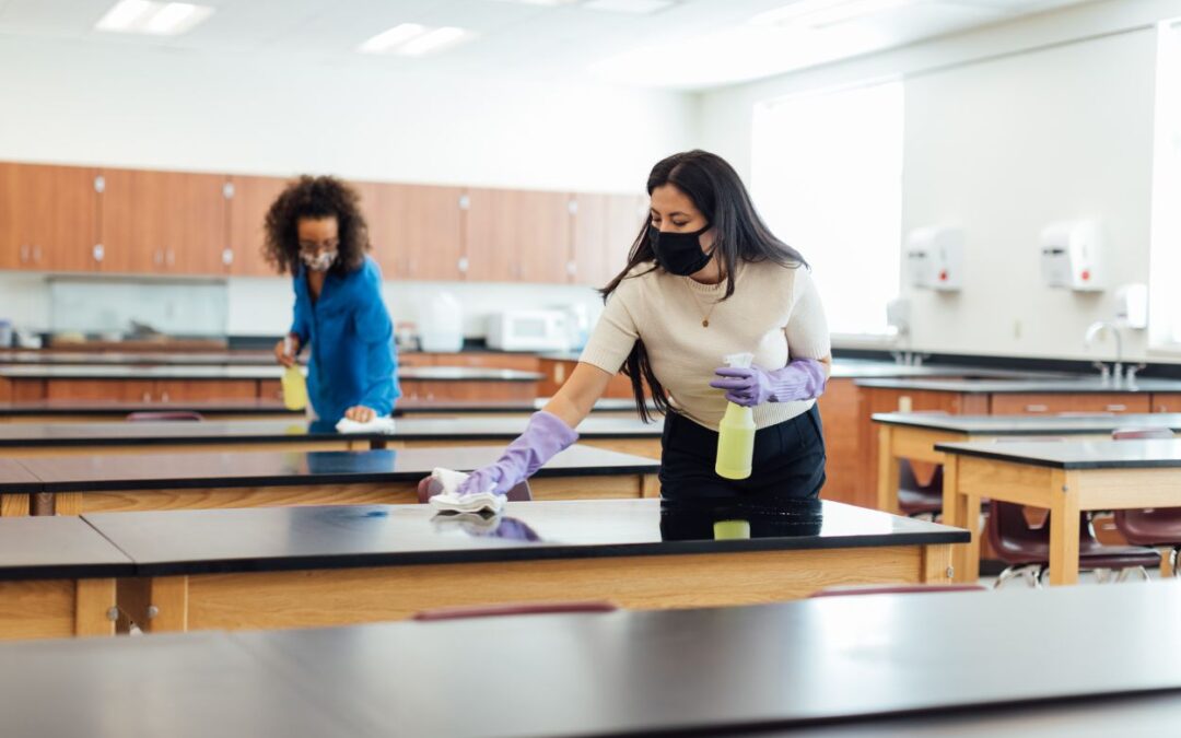 clean classroom